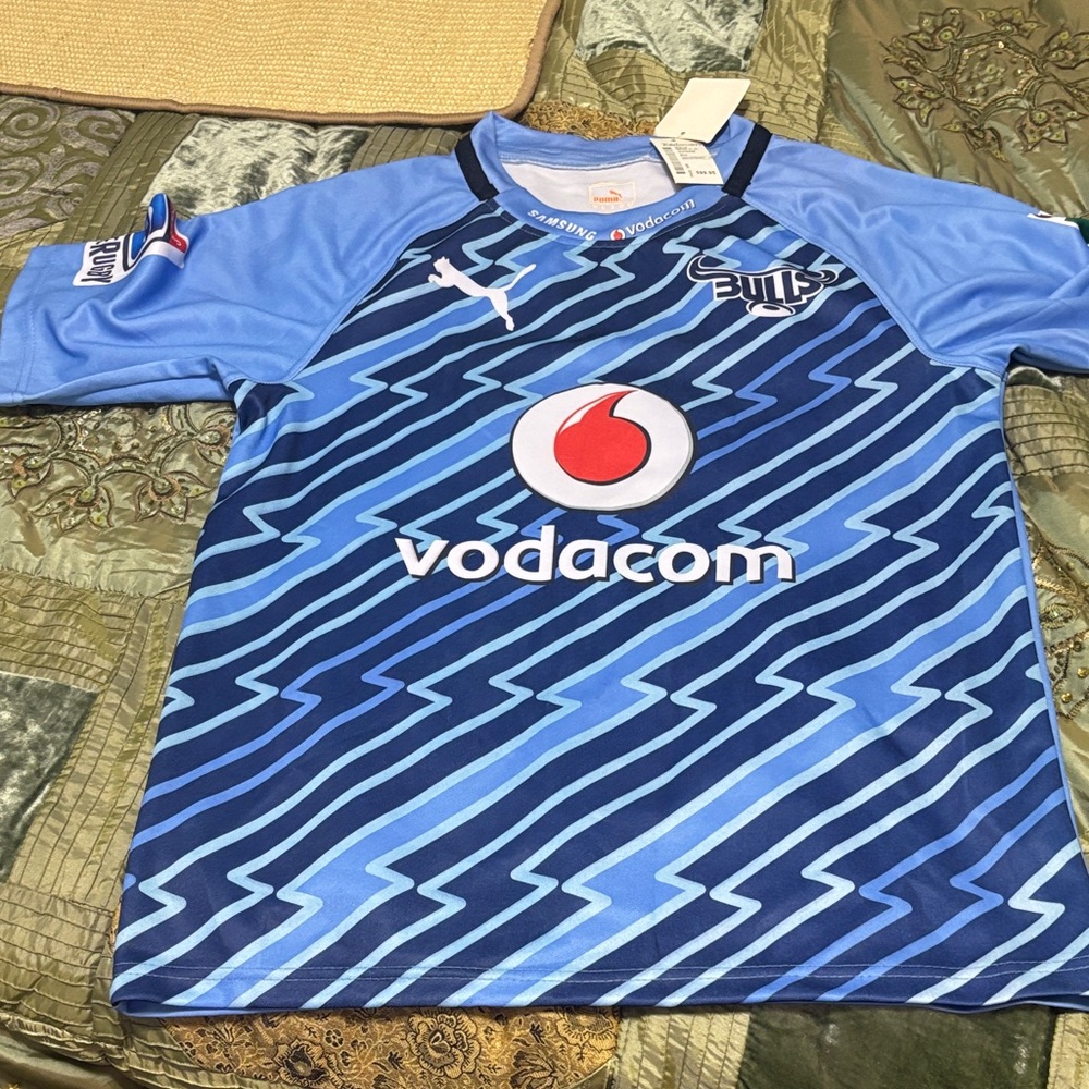 Puma Light and Dark Blue Vodacom Bulls Rugby Shirt